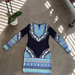 NWOT Ladies printed dress L